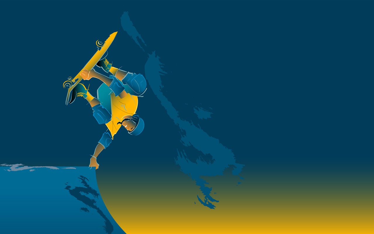 People living movement vector wallpaper (2) #7 - 1280x800