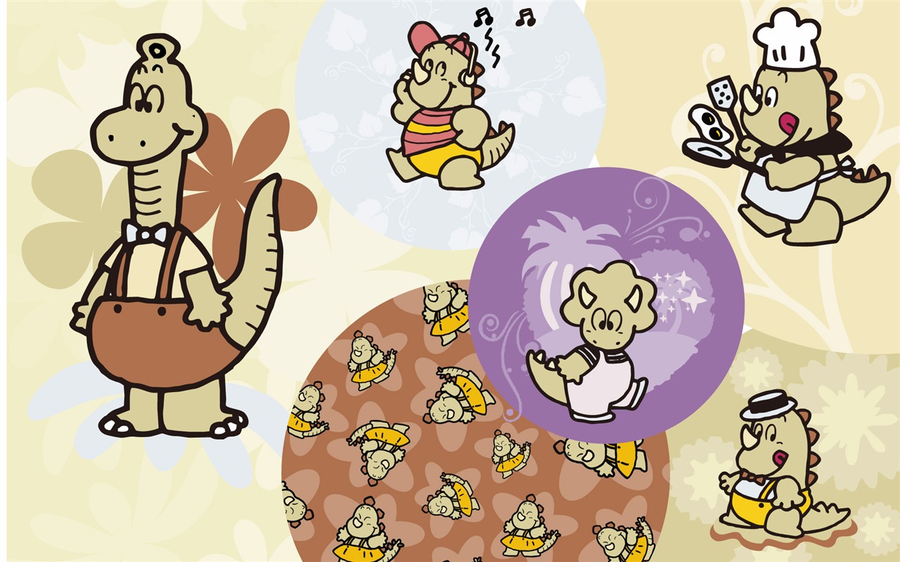 Vector Cartoon Design wallpaper (2) #14 - 1280x800