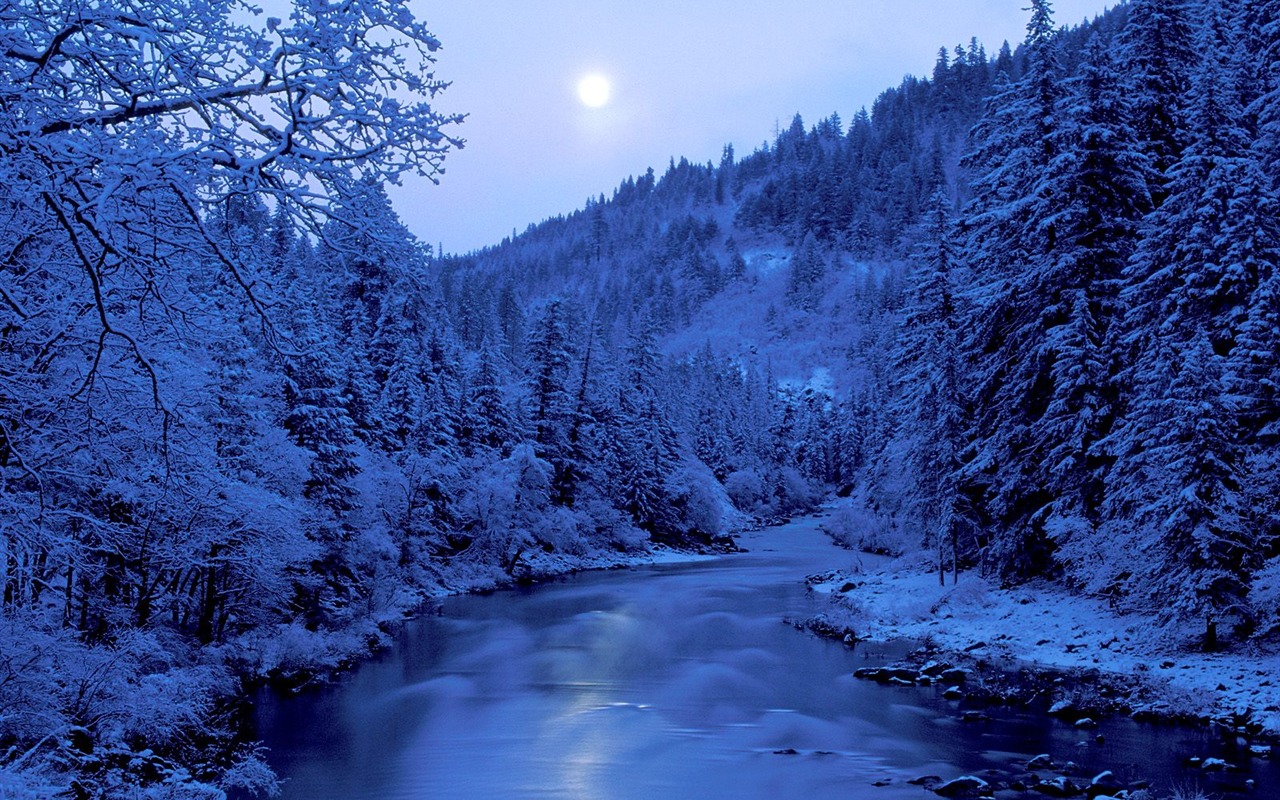 雪山雪景合集 壁紙(一) #9 - 1280x800