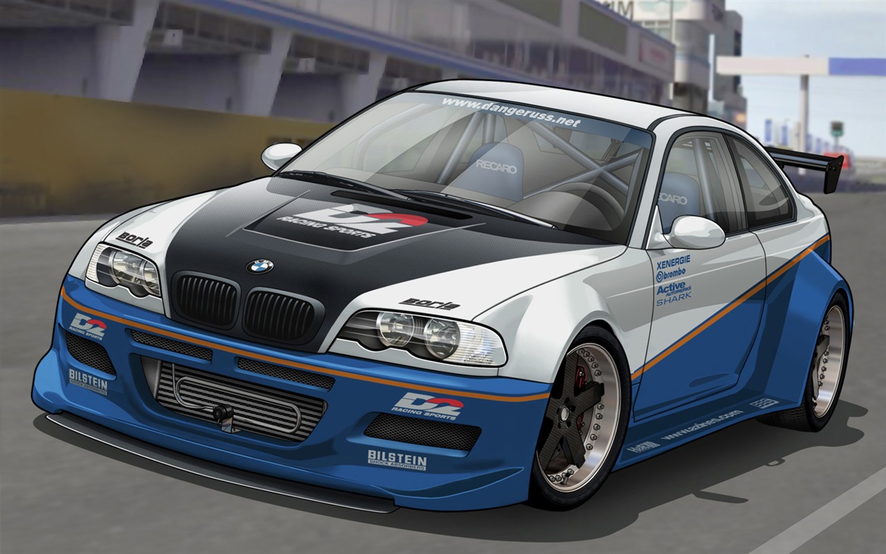 Beautiful wallpaper car draw (1) #9 - 1280x800