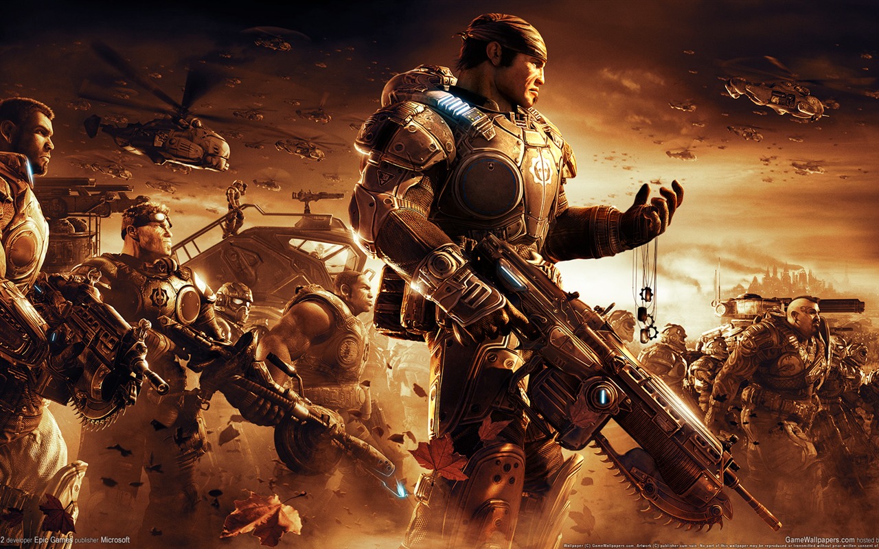 Gears Of War 2 战争机器 2 高清壁纸(一)1 - 1280x800