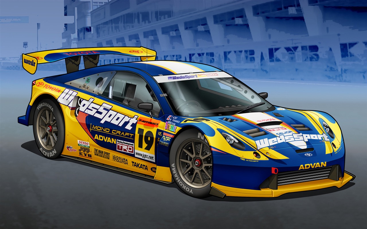 Beautiful wallpaper car draw (2) #1 - 1280x800