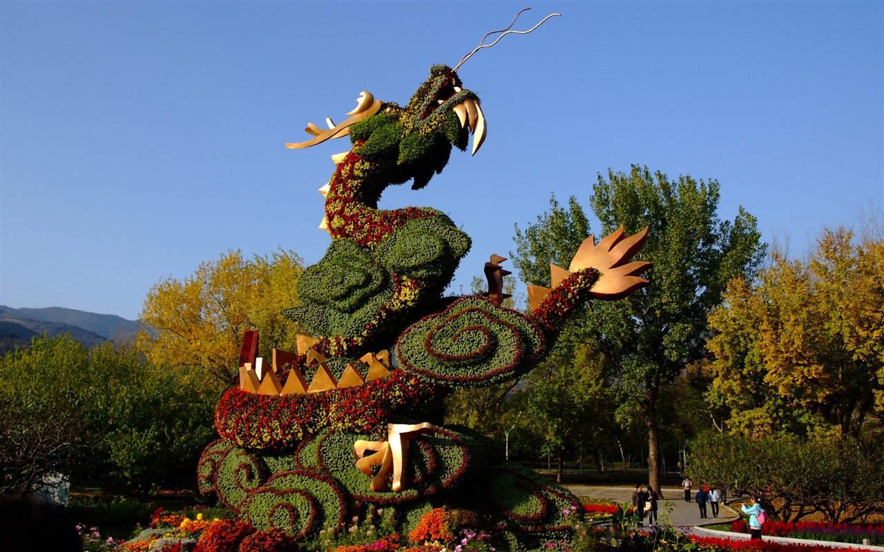 Xiangshan Herbst Garten (Bewehren) #6 - 1280x800