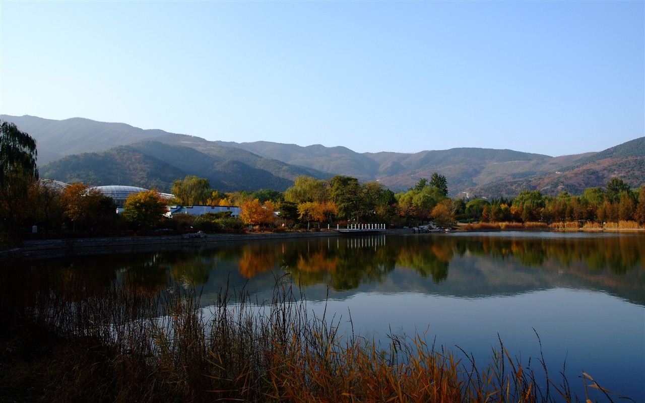 Xiangshan podzimní zahrada (prutu práce) #7 - 1280x800