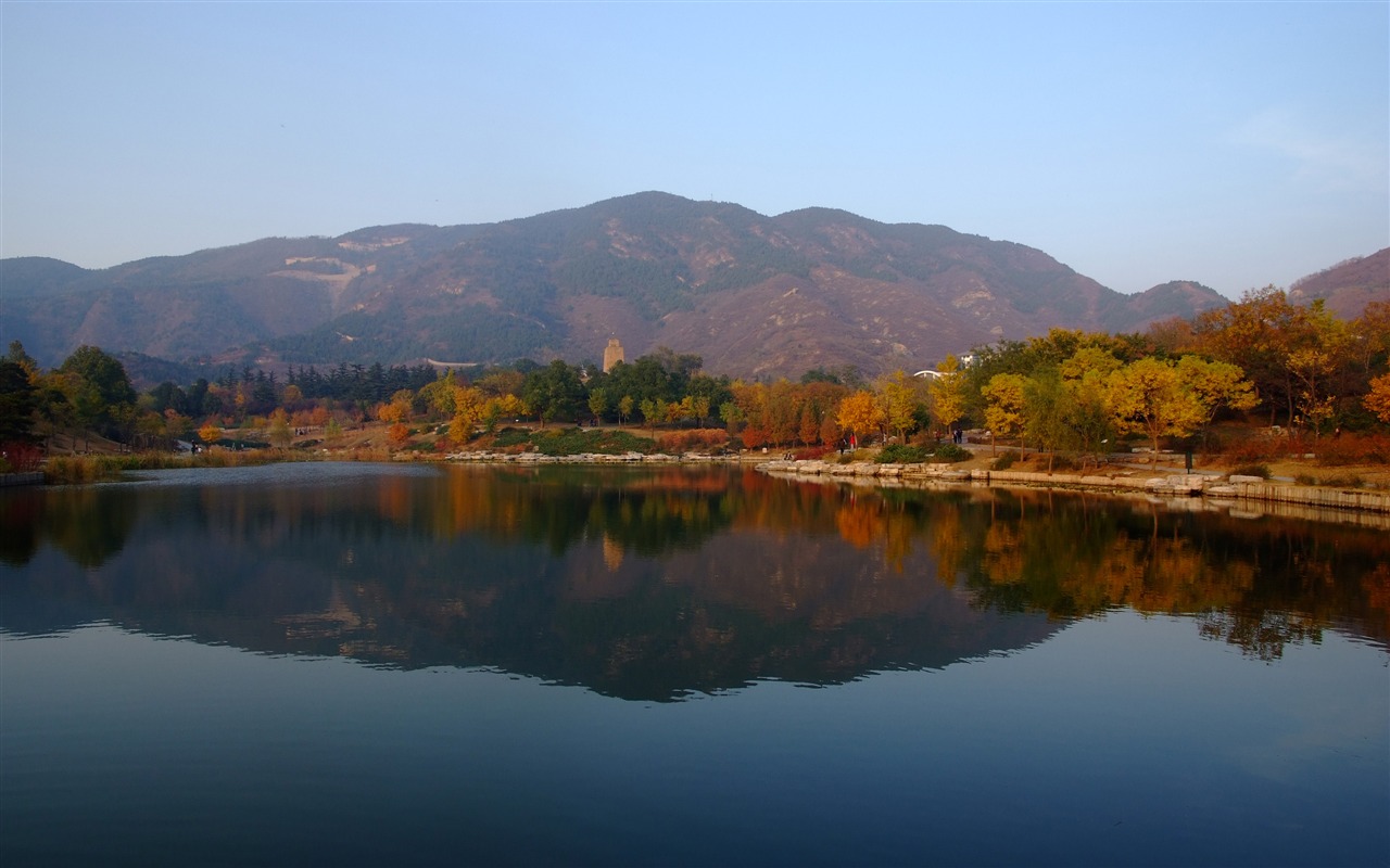 Xiangshan podzimní zahrada (prutu práce) #8 - 1280x800