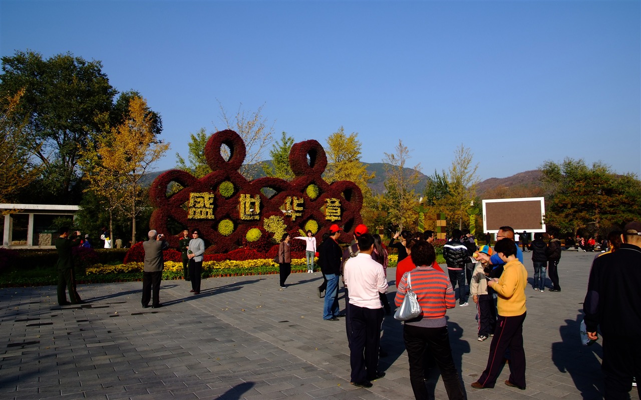 Xiangshan autumn garden (rebar works) #11 - 1280x800