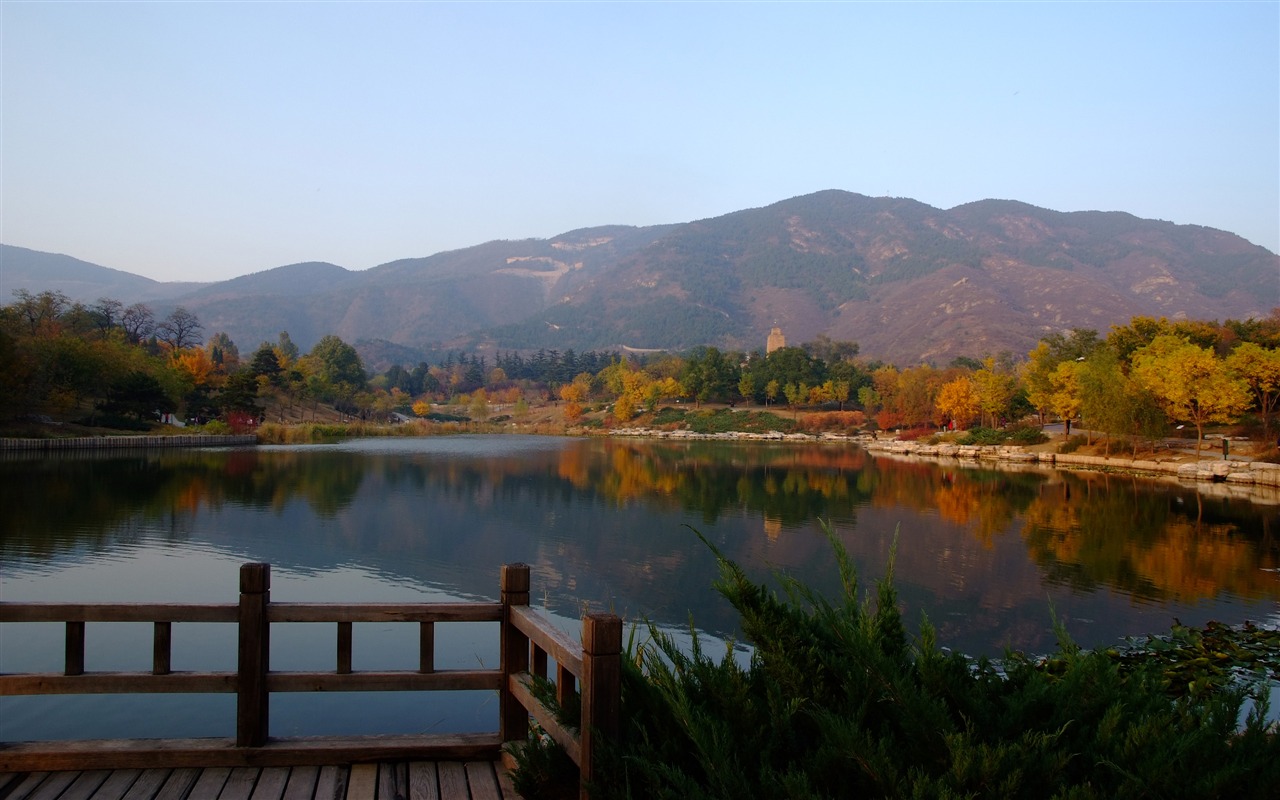 Xiangshan Herbst Garten (Bewehren) #15 - 1280x800