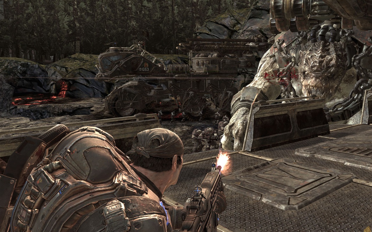 Gears of War 2 HD tapetu (2) #16 - 1280x800