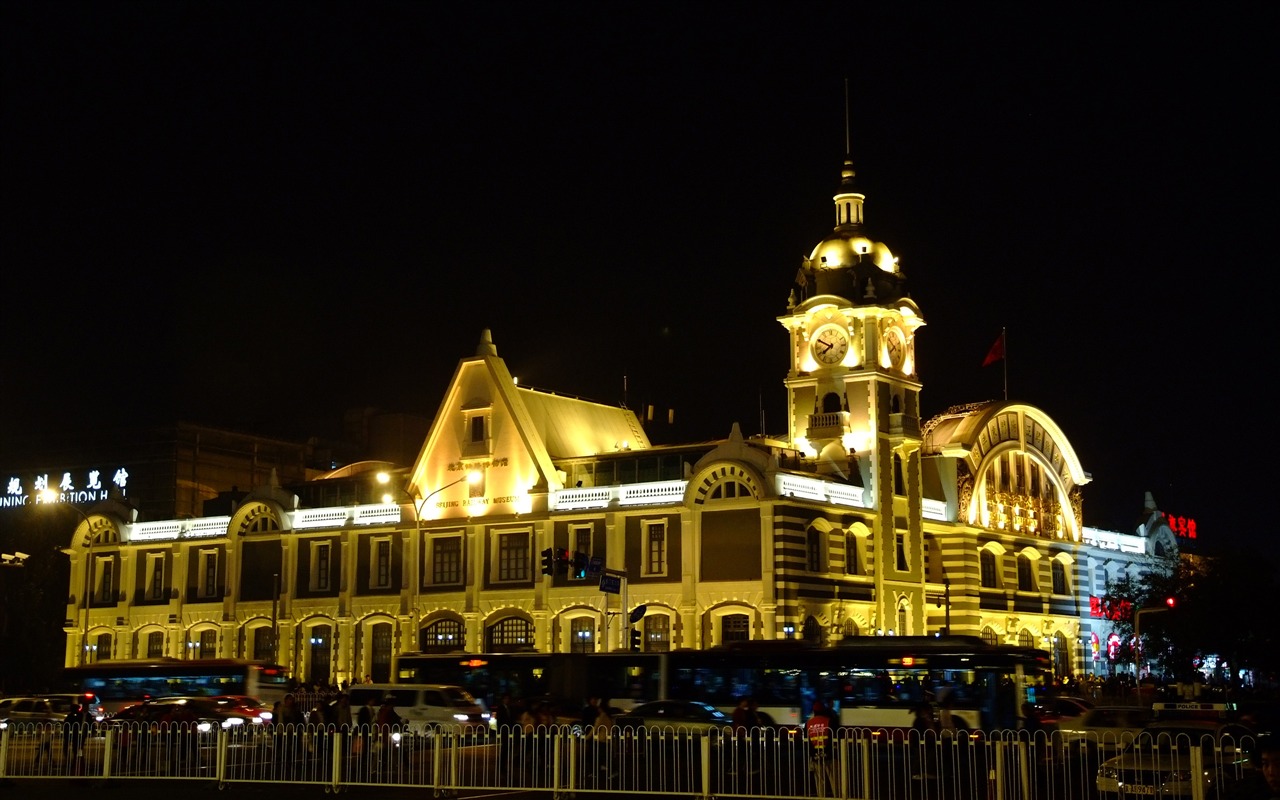 Tiananmen Square bunten Nacht (Bewehren) #27 - 1280x800