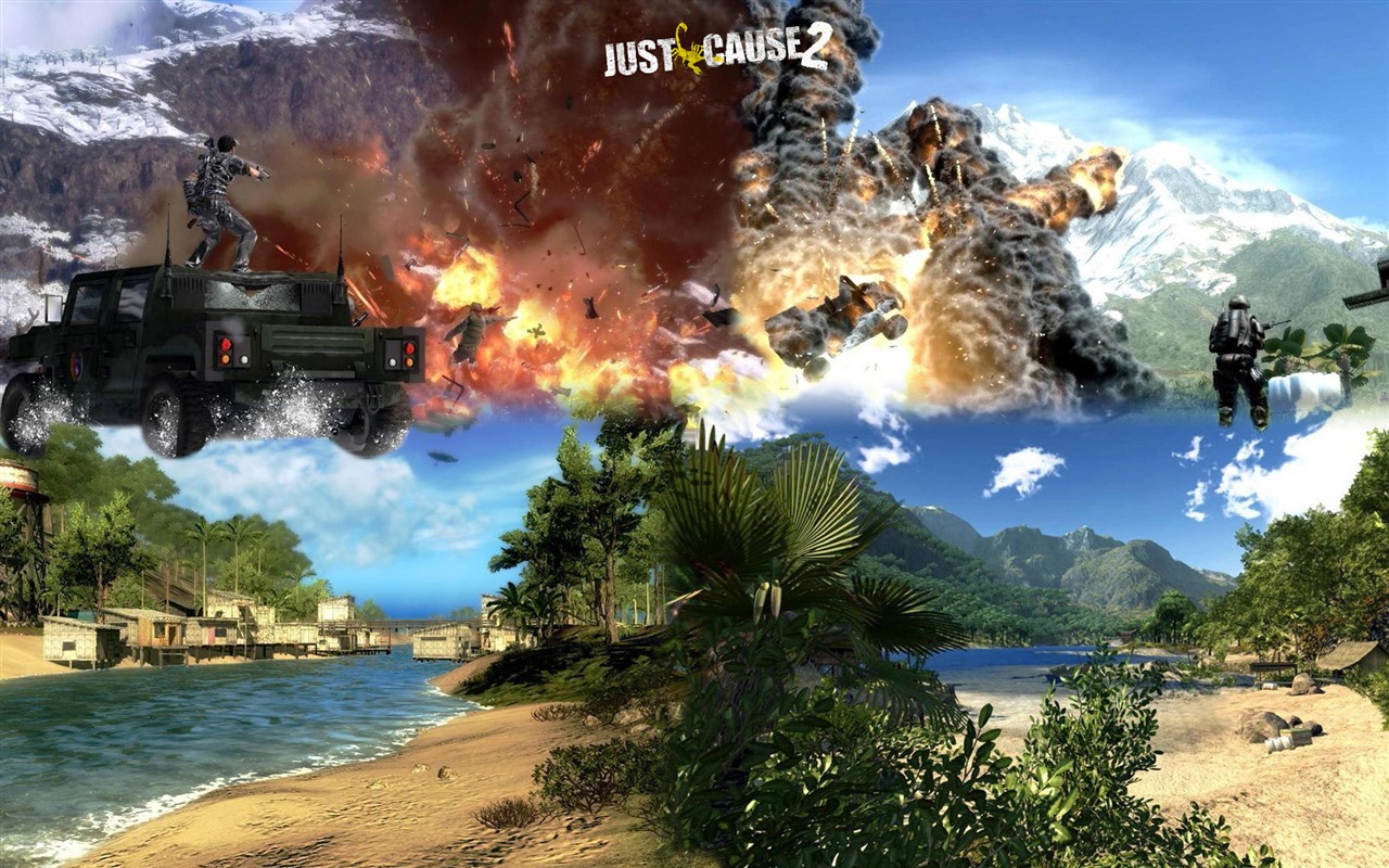 Just Cause 2 fonds d'écran HD #1 - 1280x800