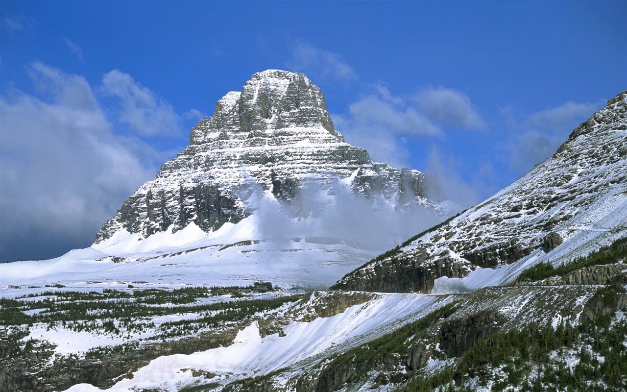 雪山雪景合集 壁纸(四)8 - 1280x800