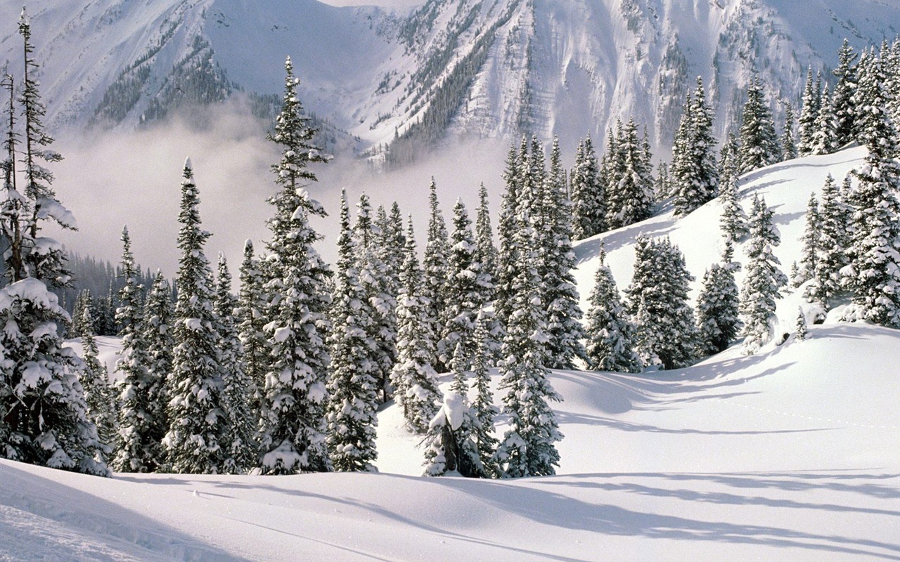 雪山雪景合集 壁纸(四)13 - 1280x800