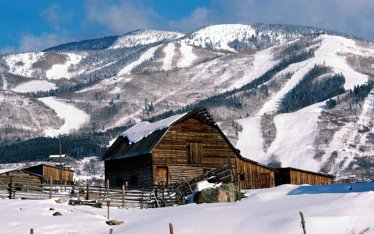 雪山雪景合集 壁纸(四)15 - 1280x800