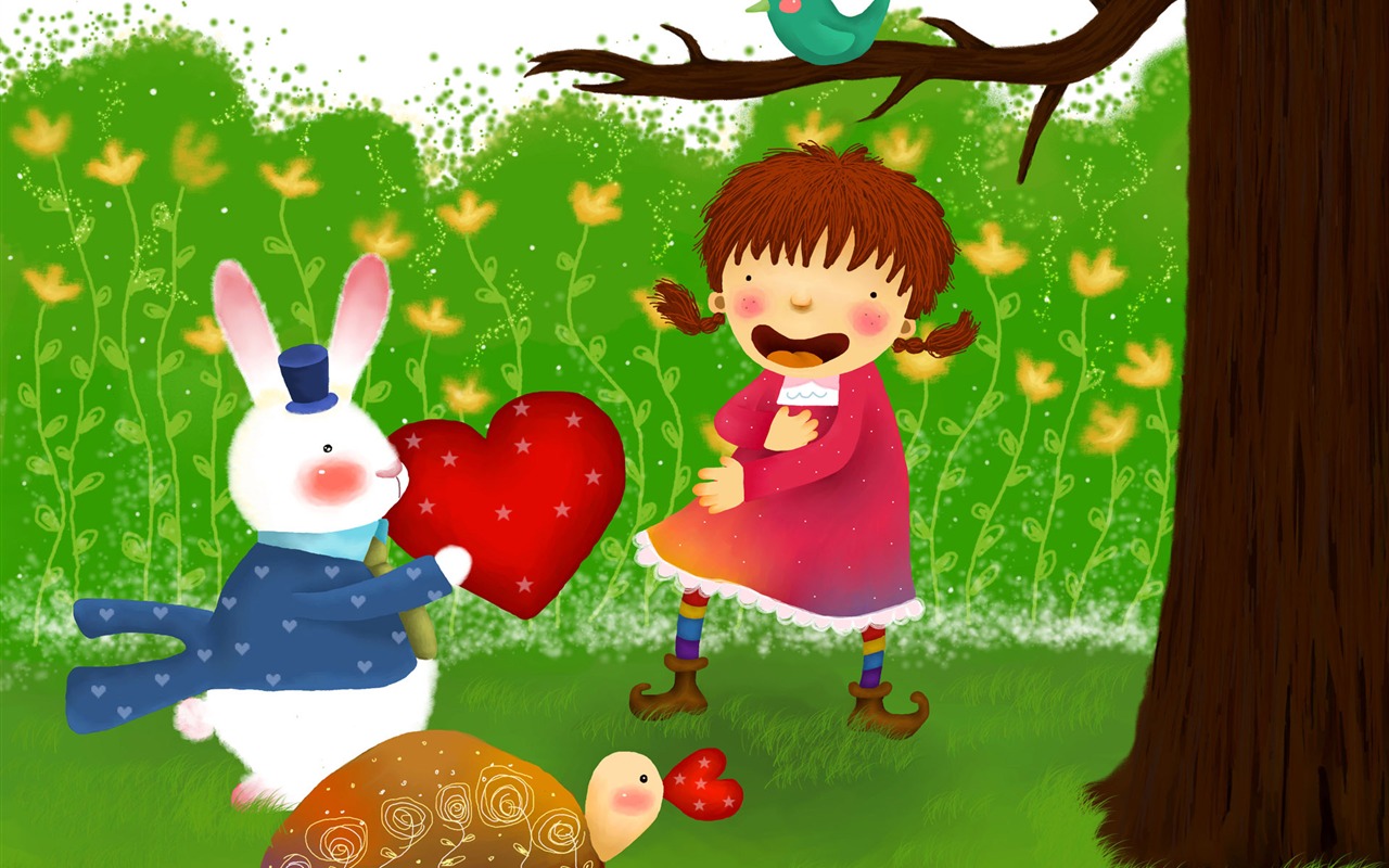 Large cartoon wallpaper (2) #16 - 1280x800