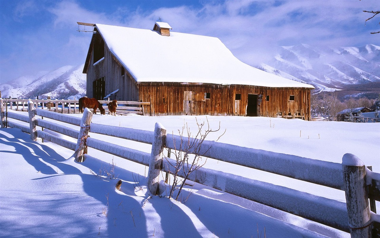 雪山雪景合集 壁纸(五)1 - 1280x800