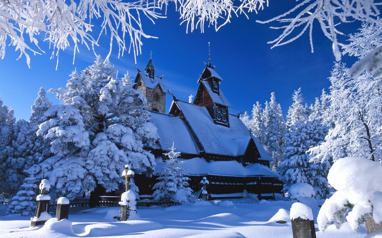 雪山雪景合集 壁纸(五)4 - 1280x800