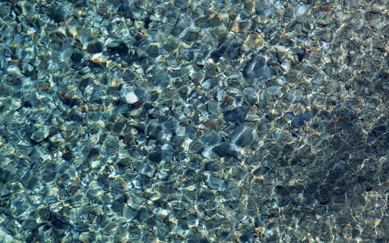 溪流特寫 壁紙(一) #5 - 1280x800