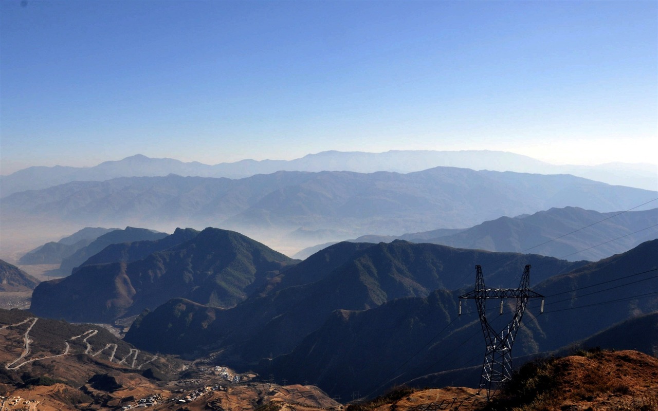 Daliangshan scenery (1) (old Hong OK works) #6 - 1280x800