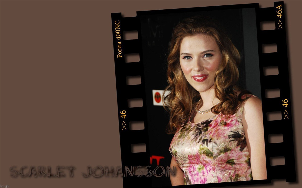 Scarlett Johansson krásná tapeta #2 - 1280x800