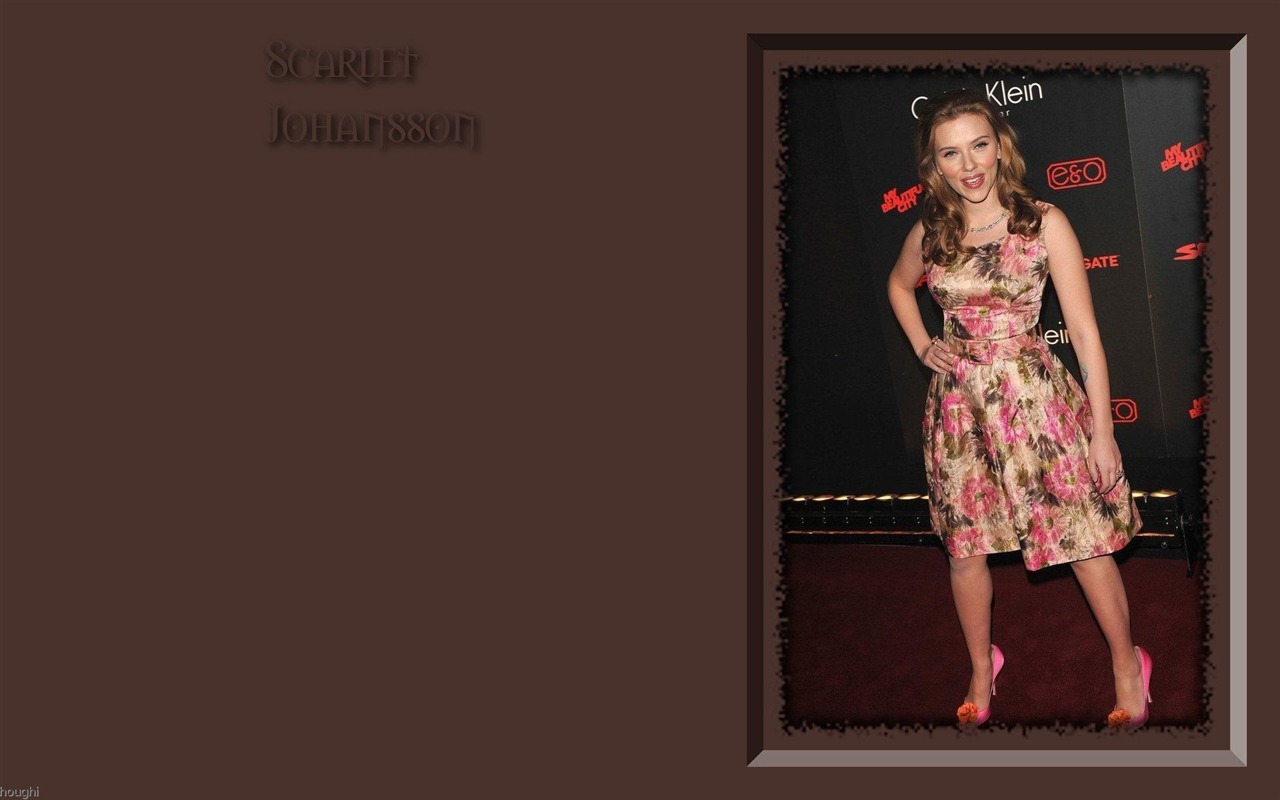 Scarlett Johansson 斯嘉麗·約翰遜美女壁紙 #3 - 1280x800