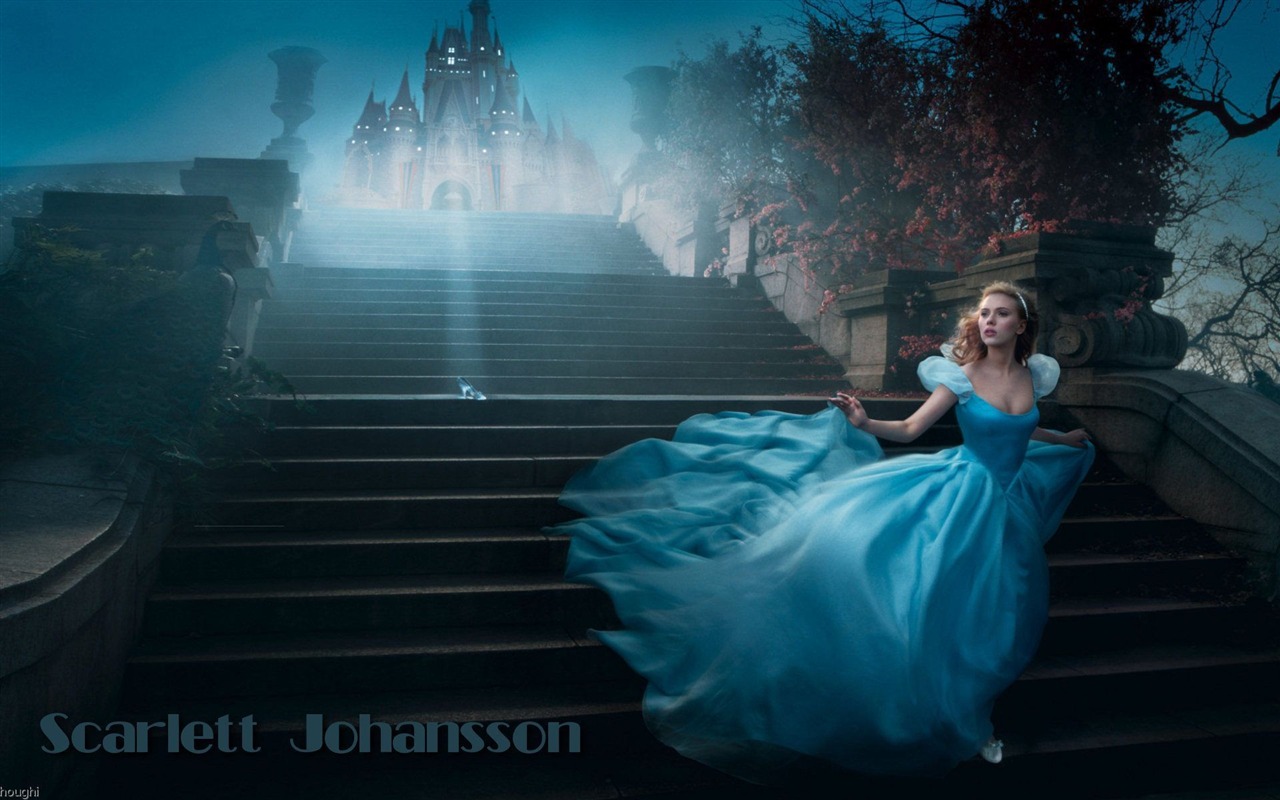 Scarlett Johansson krásná tapeta #20 - 1280x800