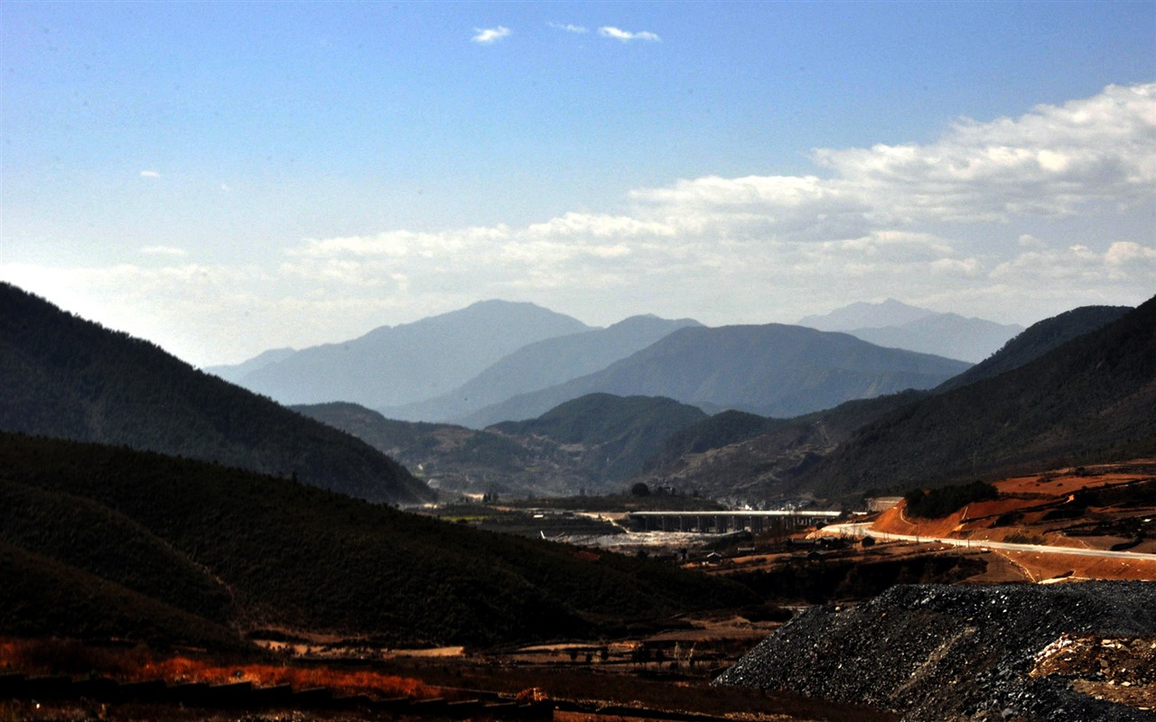 Daliangshan Krajina (2) (starý Hong OK práce) #6 - 1280x800