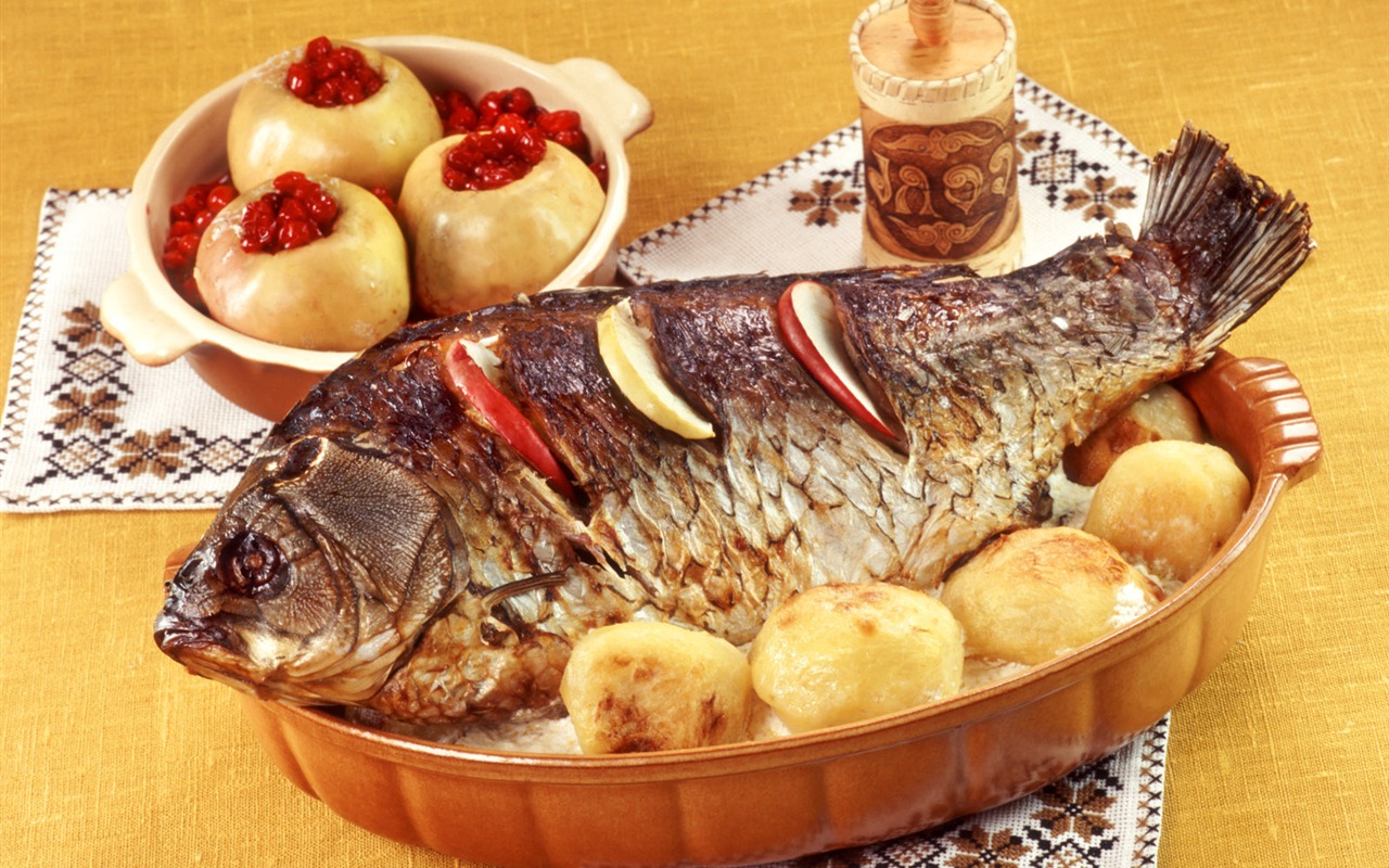 Russian type diet meal wallpaper (1) #1 - 1280x800