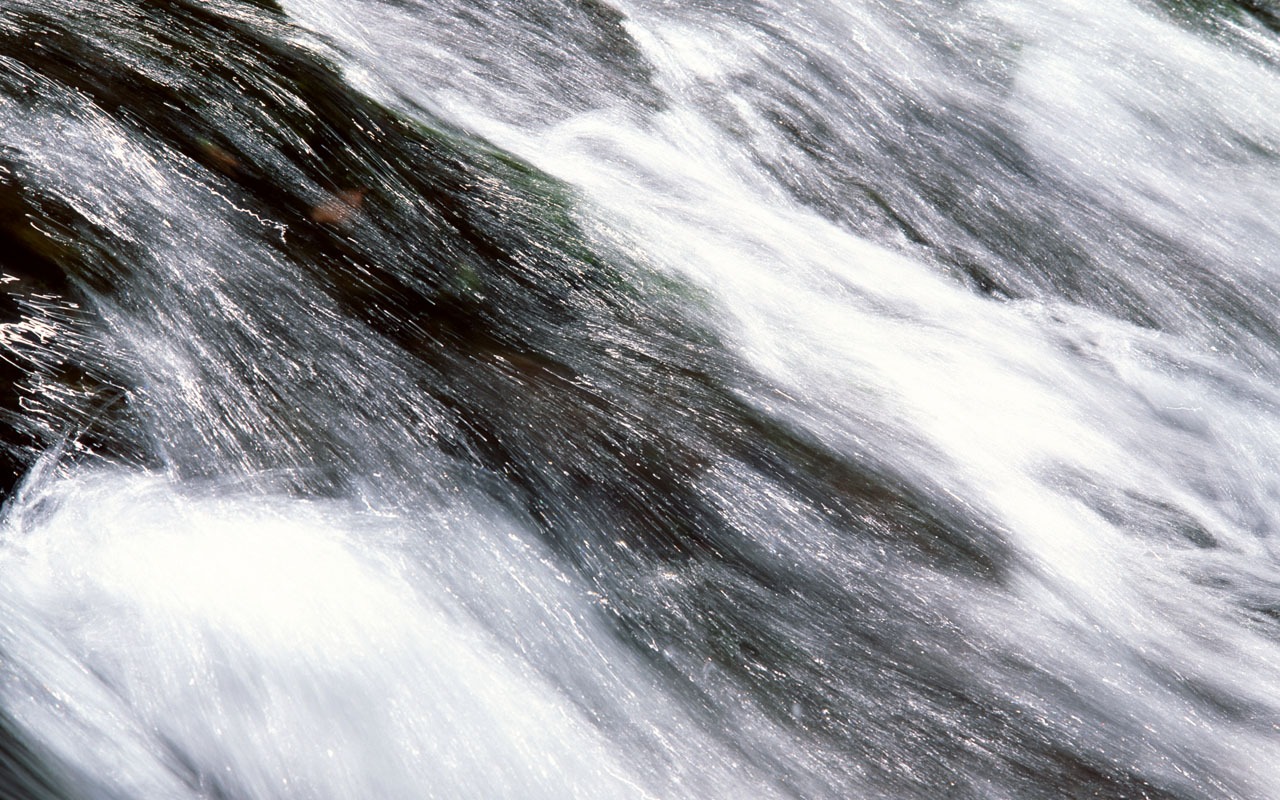 瀑布溪流 壁纸(一)9 - 1280x800