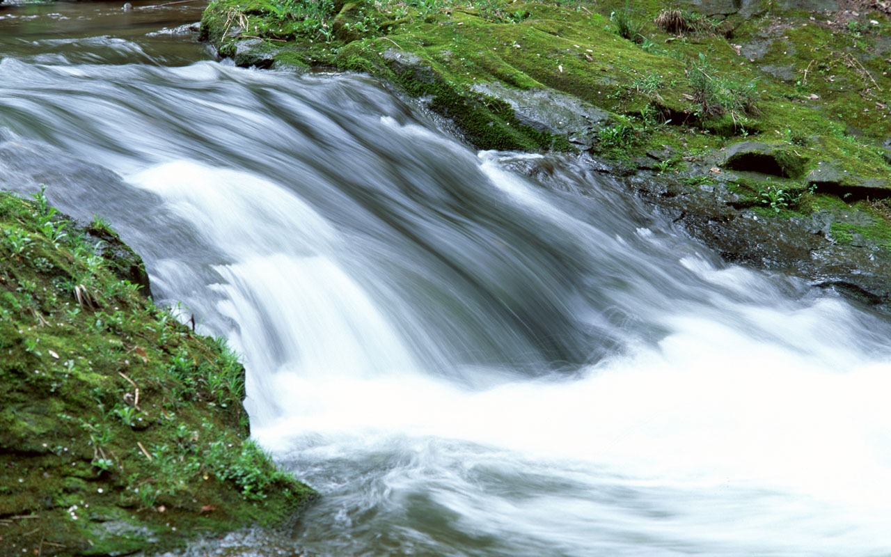 Waterfall-Streams Wallpaper (1) #10 - 1280x800