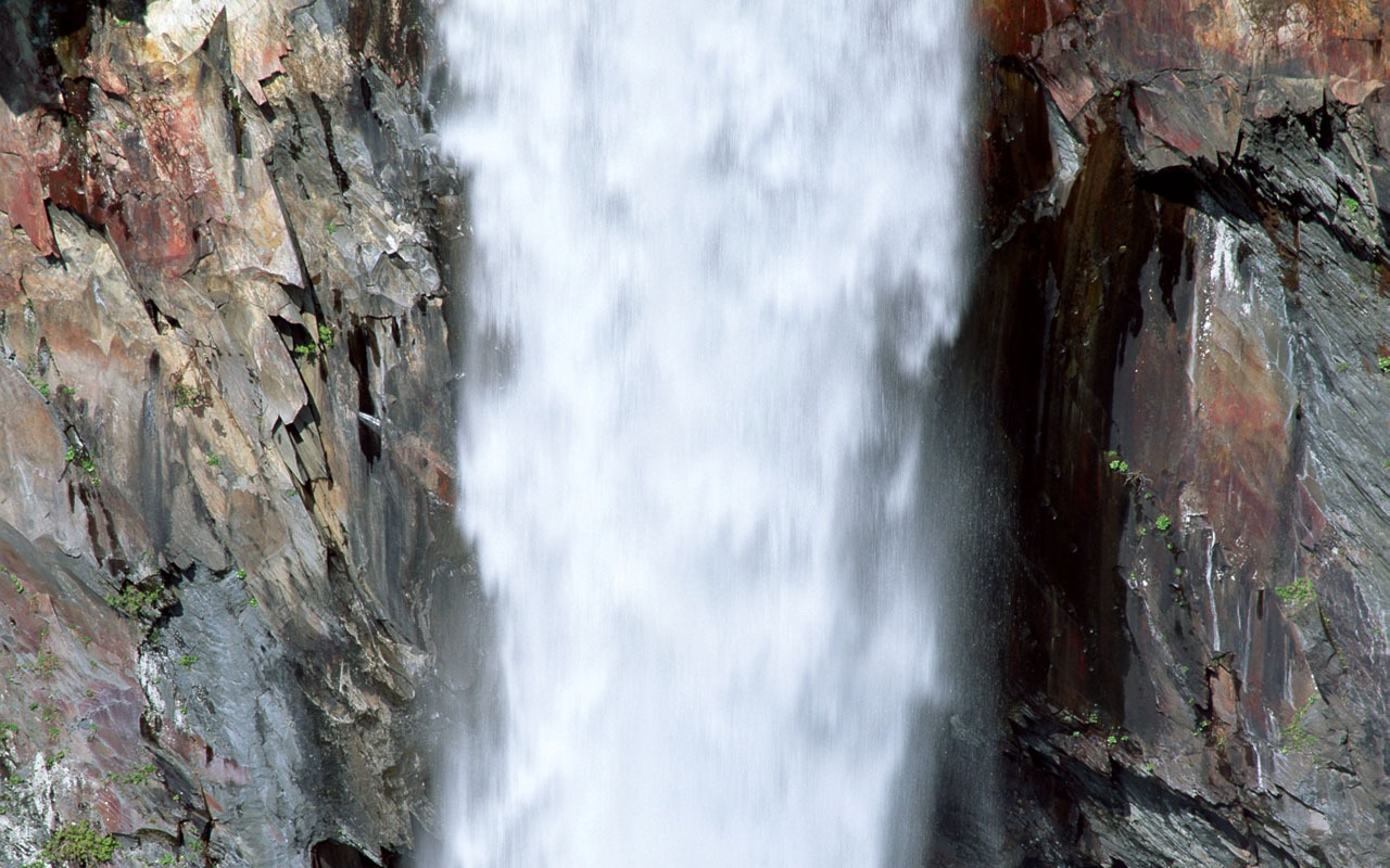 Waterfall streams wallpaper (1) #16 - 1280x800
