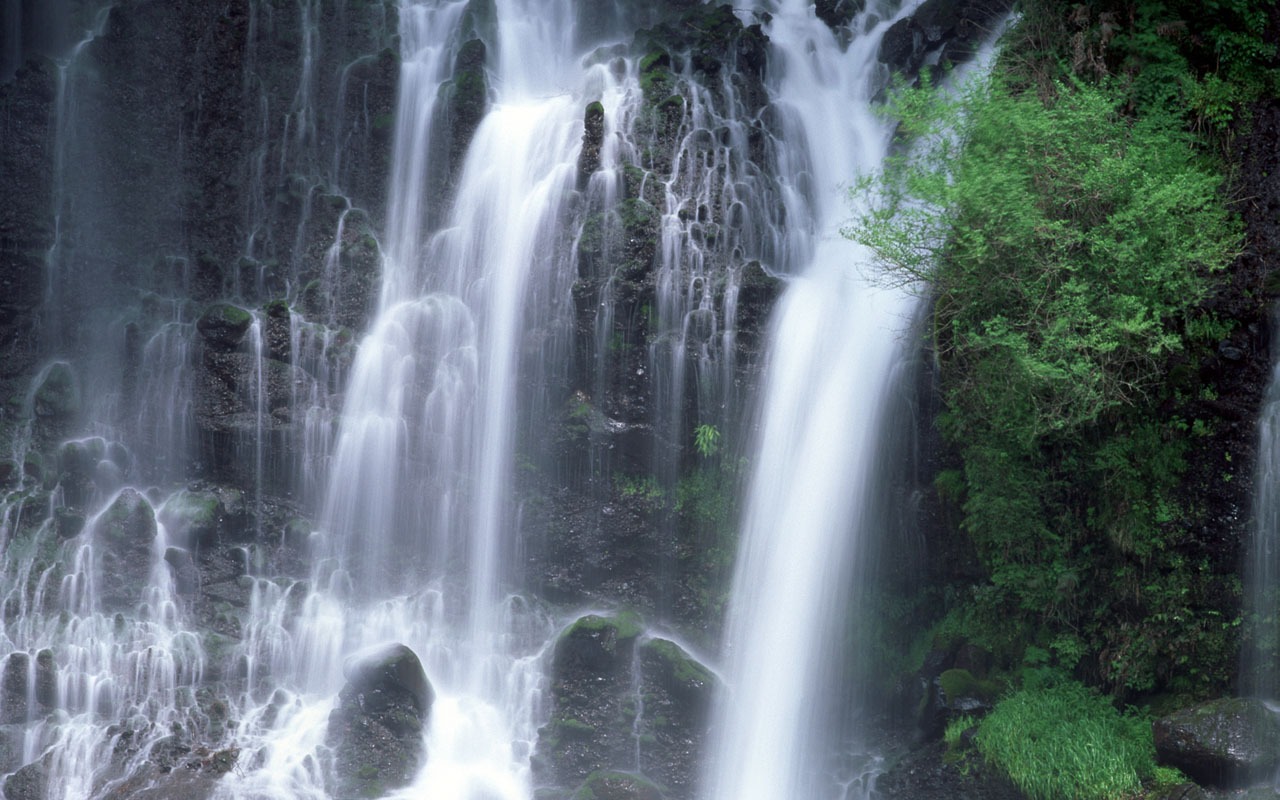 Waterfall streams wallpaper (1) #17 - 1280x800