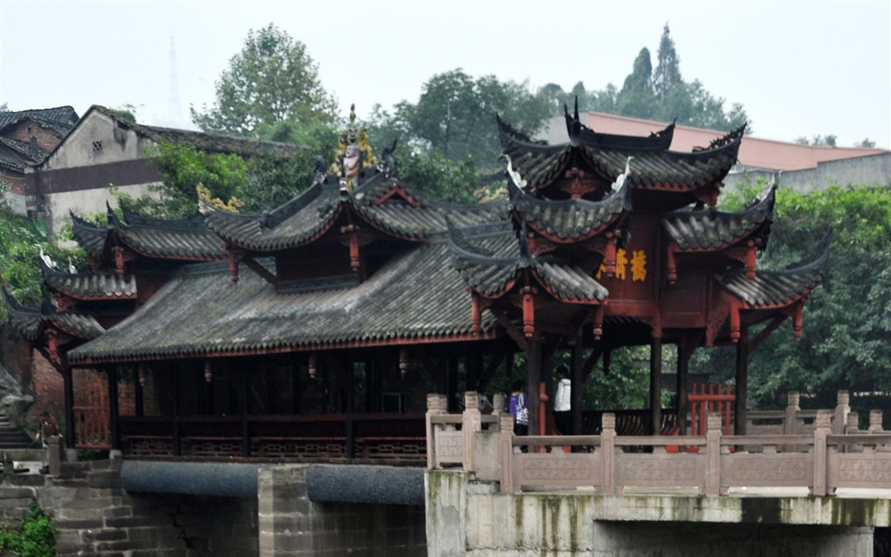 Leshan Five-scenery (old Kang OK works) #15 - 1280x800