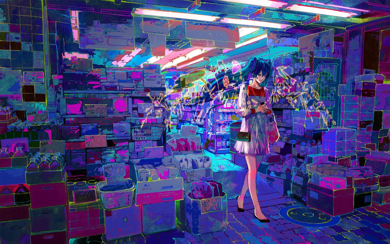 初音未來系列 壁紙(一) #13 - 1280x800
