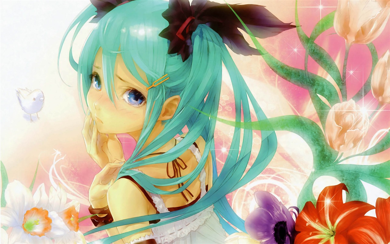 Hatsune fondos de escritorio de próxima serie (2) #2 - 1280x800