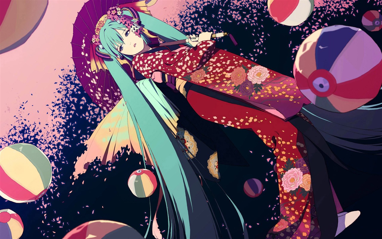 初音未来系列 壁纸(二)8 - 1280x800