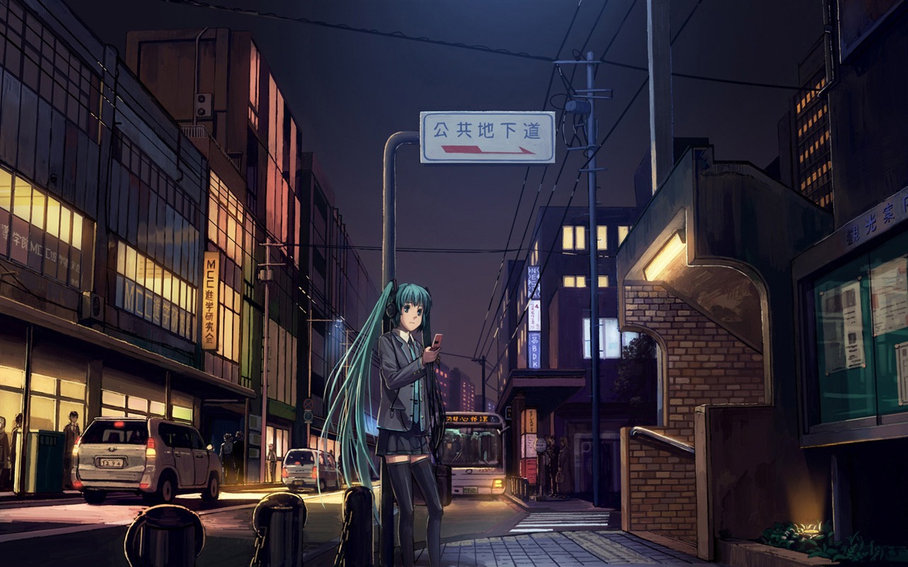 初音未來系列 壁紙(二) #10 - 1280x800