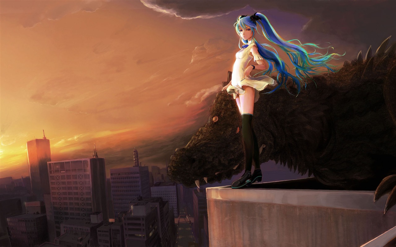 Hatsune next series wallpaper (3) #8 - 1280x800