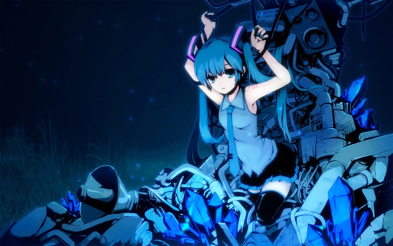 初音未來系列 壁紙(三) #16 - 1280x800