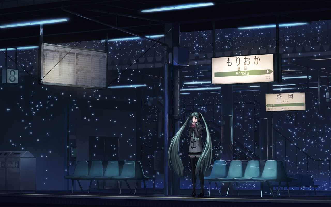 初音未來系列 壁紙(四) #10 - 1280x800