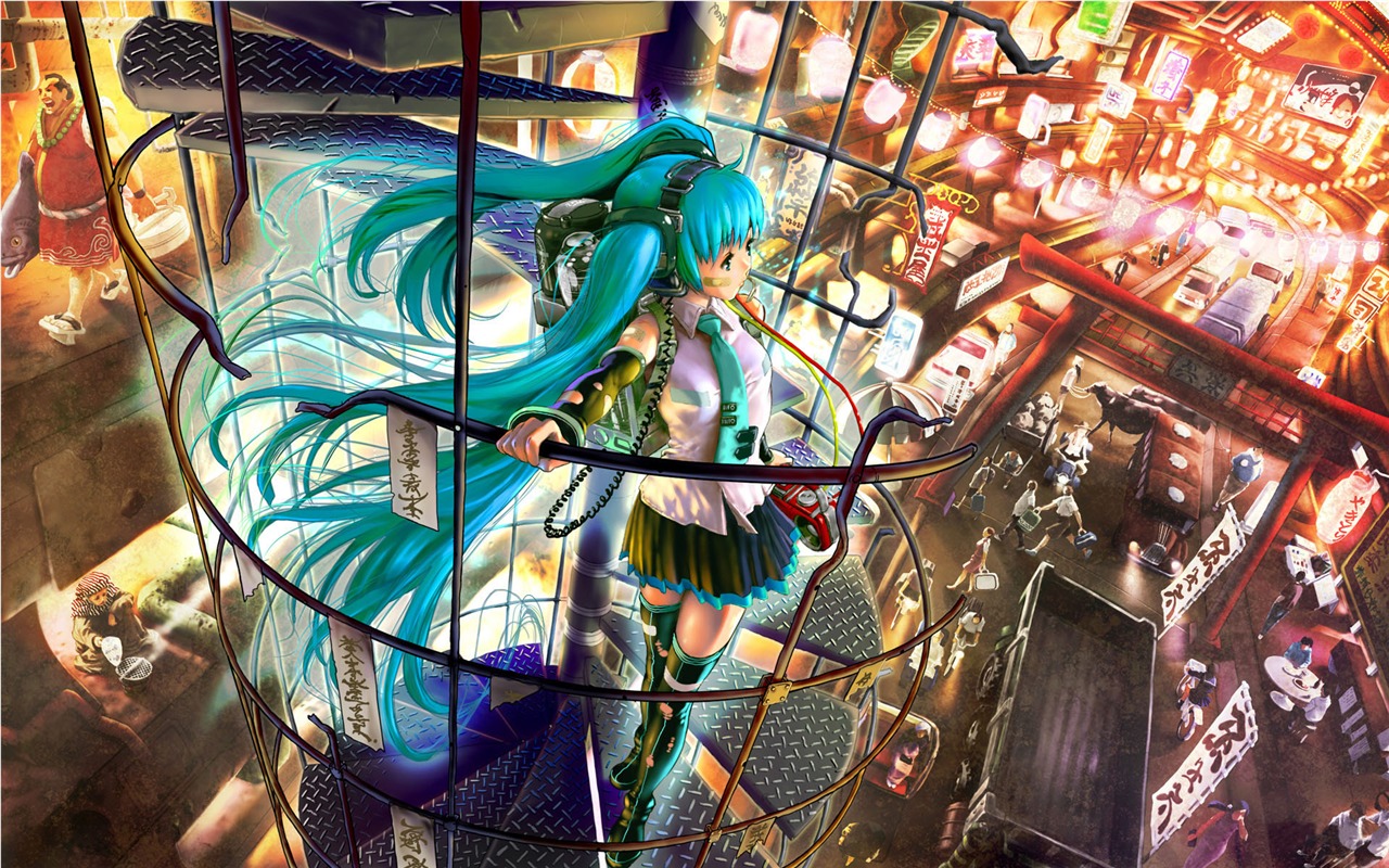 Hatsune next series wallpaper (4) #20 - 1280x800