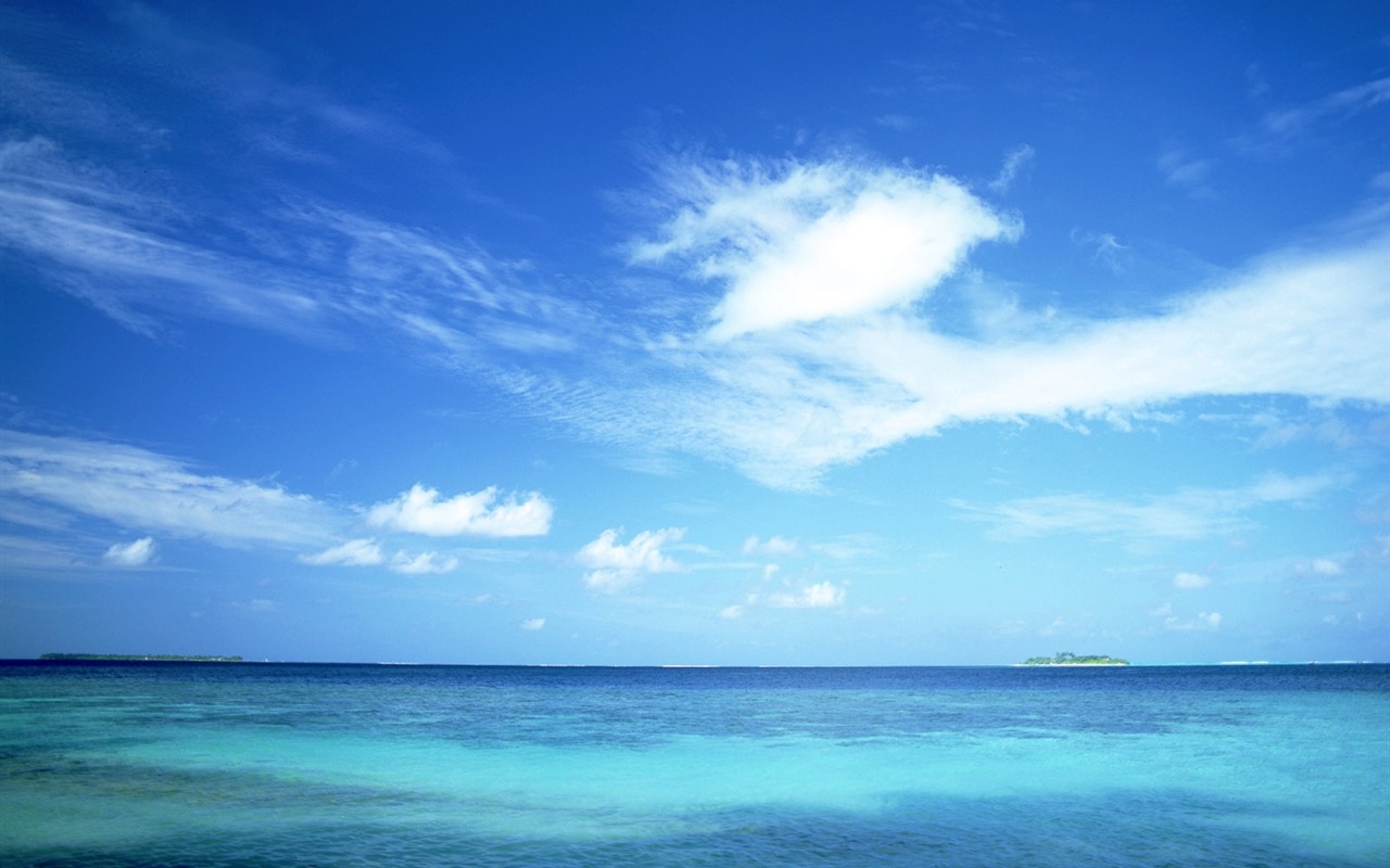 Beach scenery wallpapers (1) #4 - 1280x800