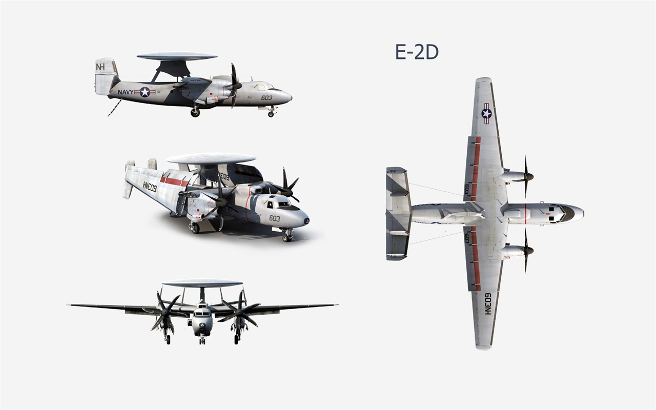 CG Wallpaper Militärflugzeugen #20 - 1280x800