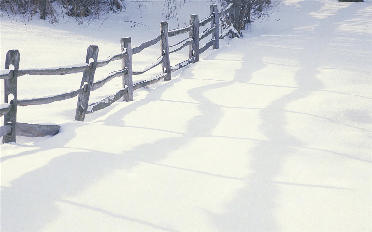 Snow widescreen wallpaper (2) #8 - 1280x800