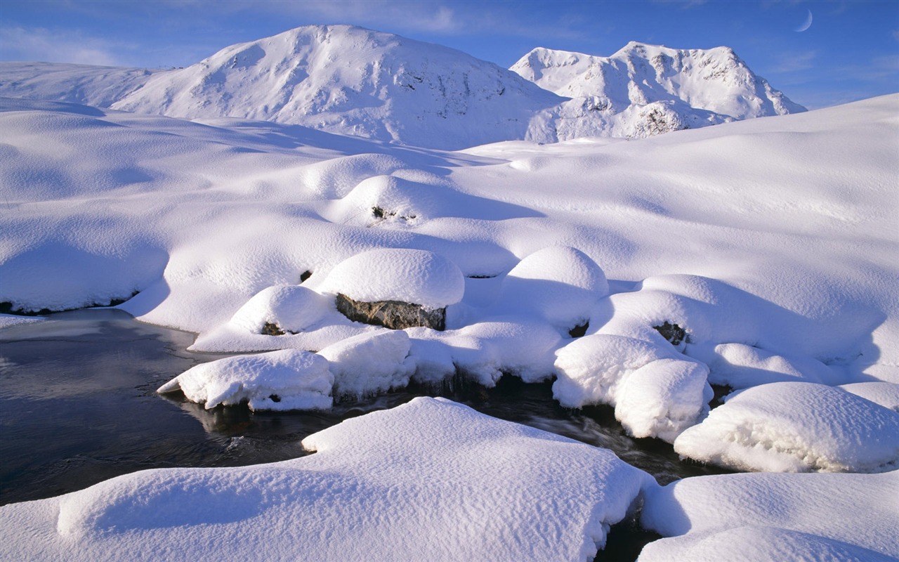 Snow widescreen wallpaper (2) #19 - 1280x800