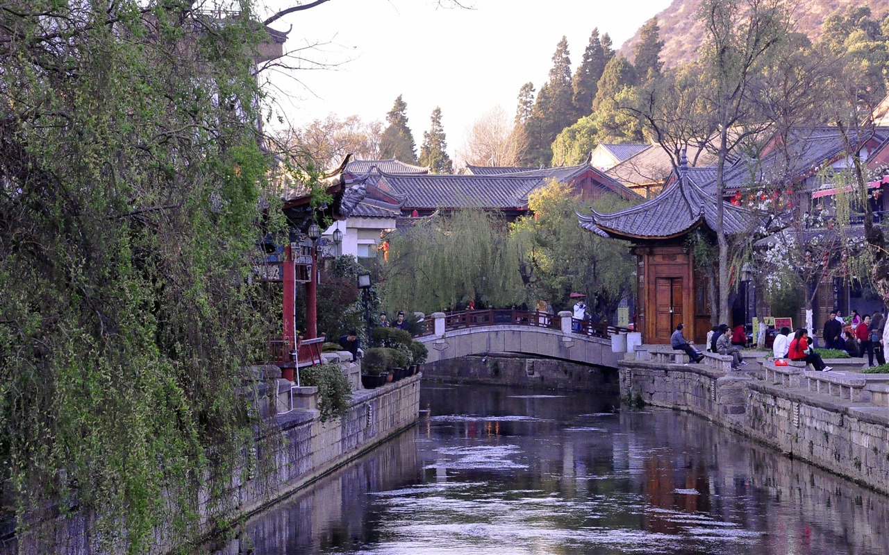 Lijiang ancient town atmosphere (1) (old Hong OK works) #4 - 1280x800