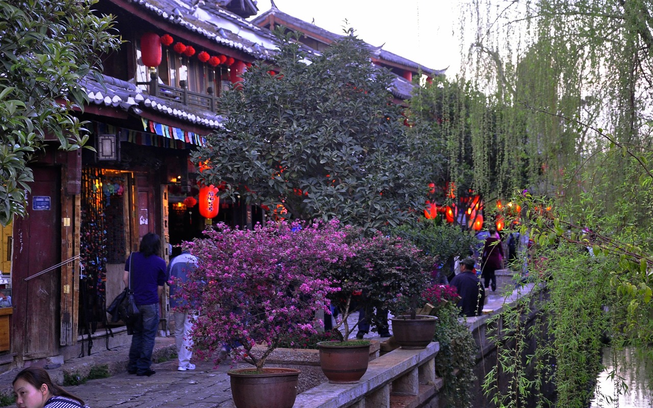 Lijiang ancient town atmosphere (1) (old Hong OK works) #17 - 1280x800