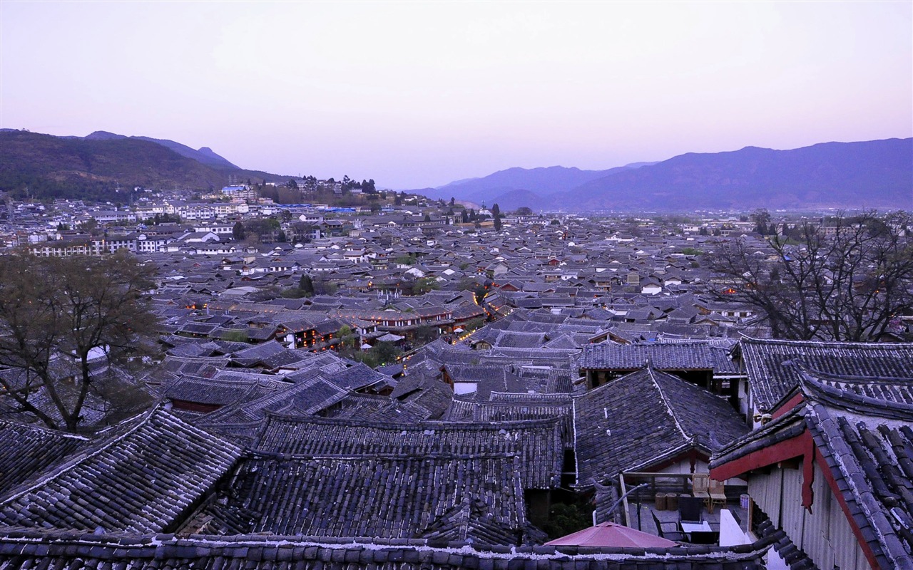Lijiang ancient town atmosphere (2) (old Hong OK works) #2 - 1280x800