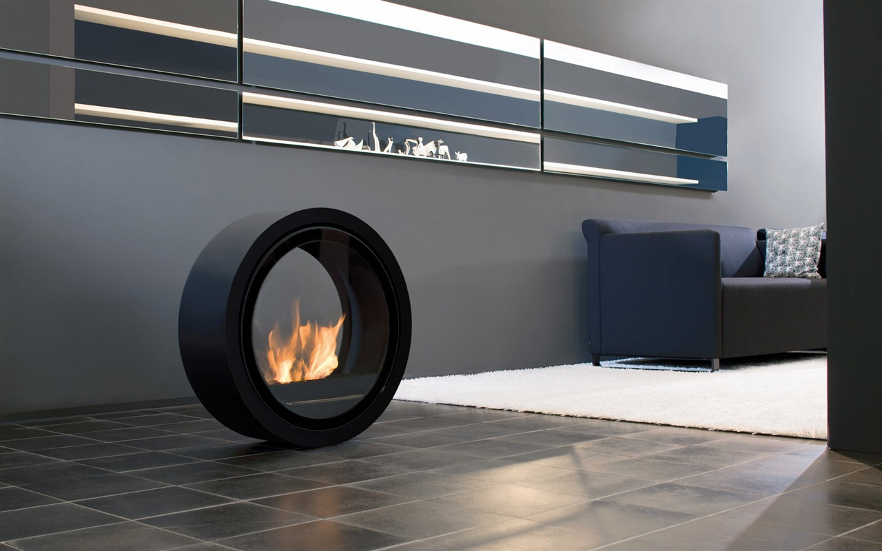 Western-style family fireplace wallpaper (2) #15 - 1280x800