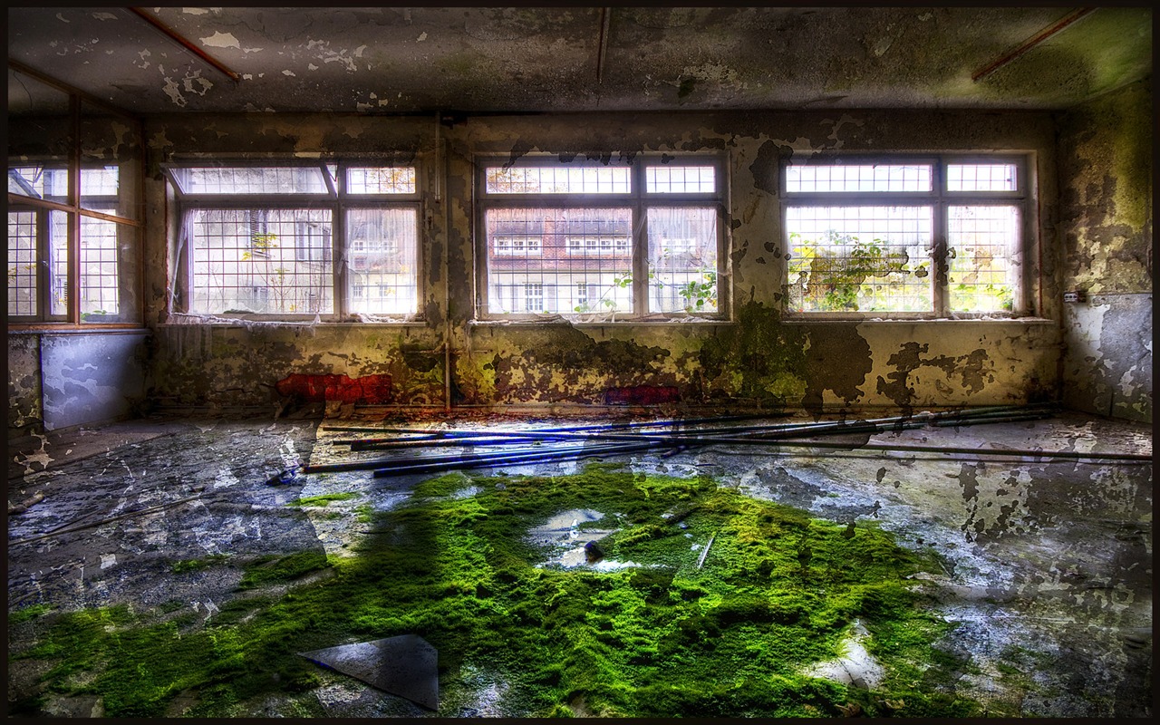 Město zřícenina HD tapety #12 - 1280x800