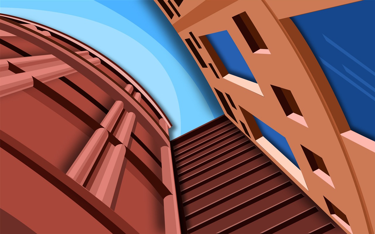 矢量插畫 壁紙(二) #3 - 1280x800